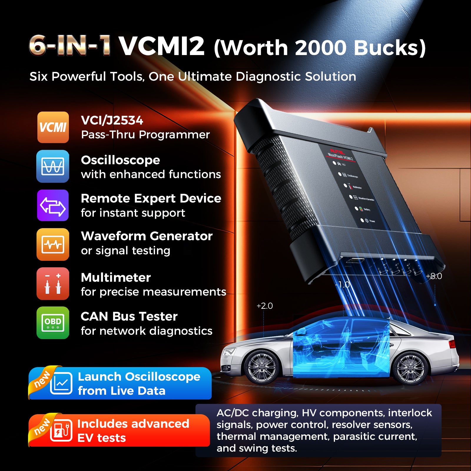 Autel Ultra S2 6 in 1 VCMI2