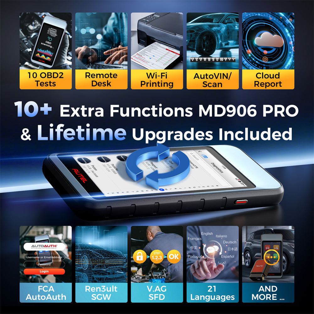 Autel MD906PRO 10+ Extra Functions