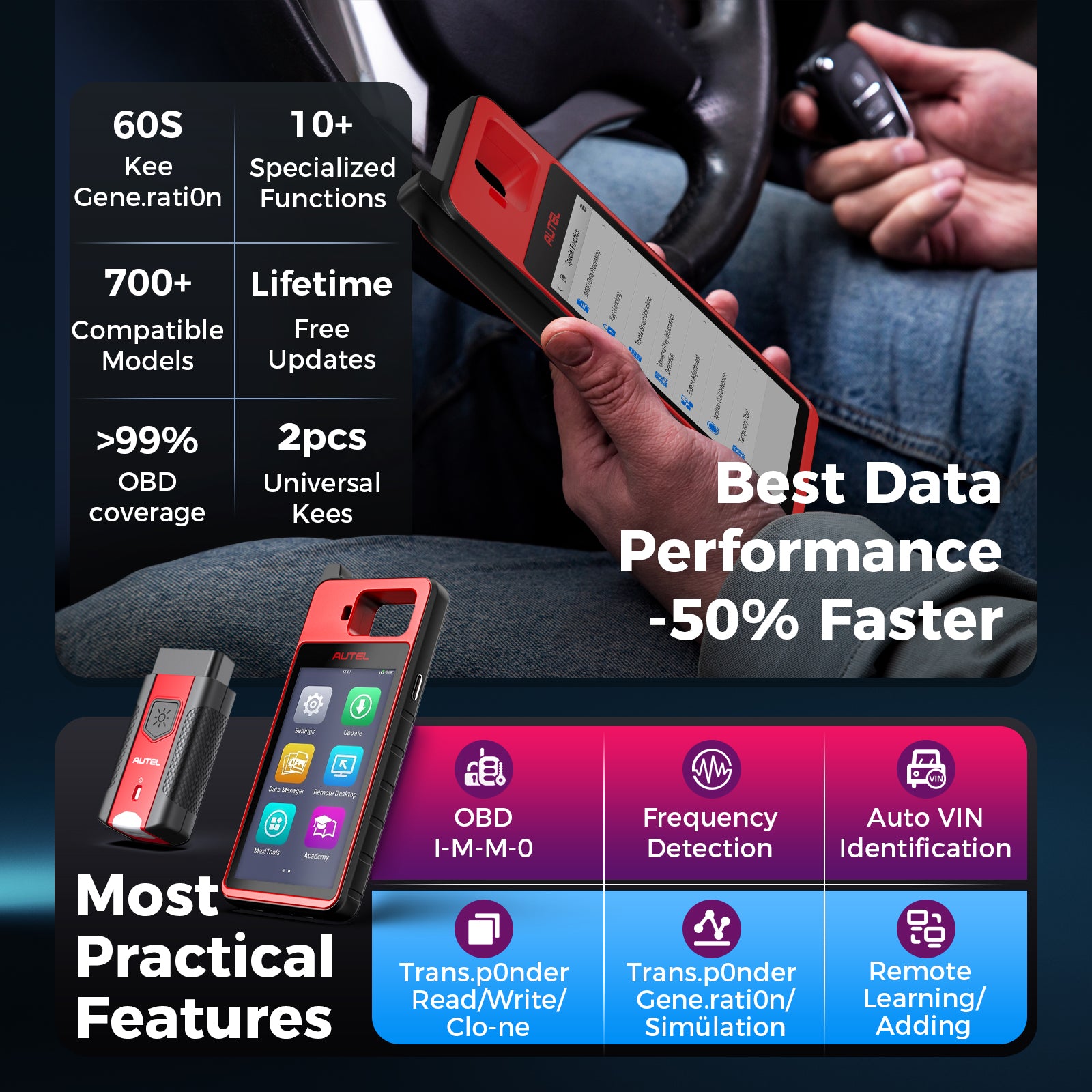 Autel KM100E Most Practical Features