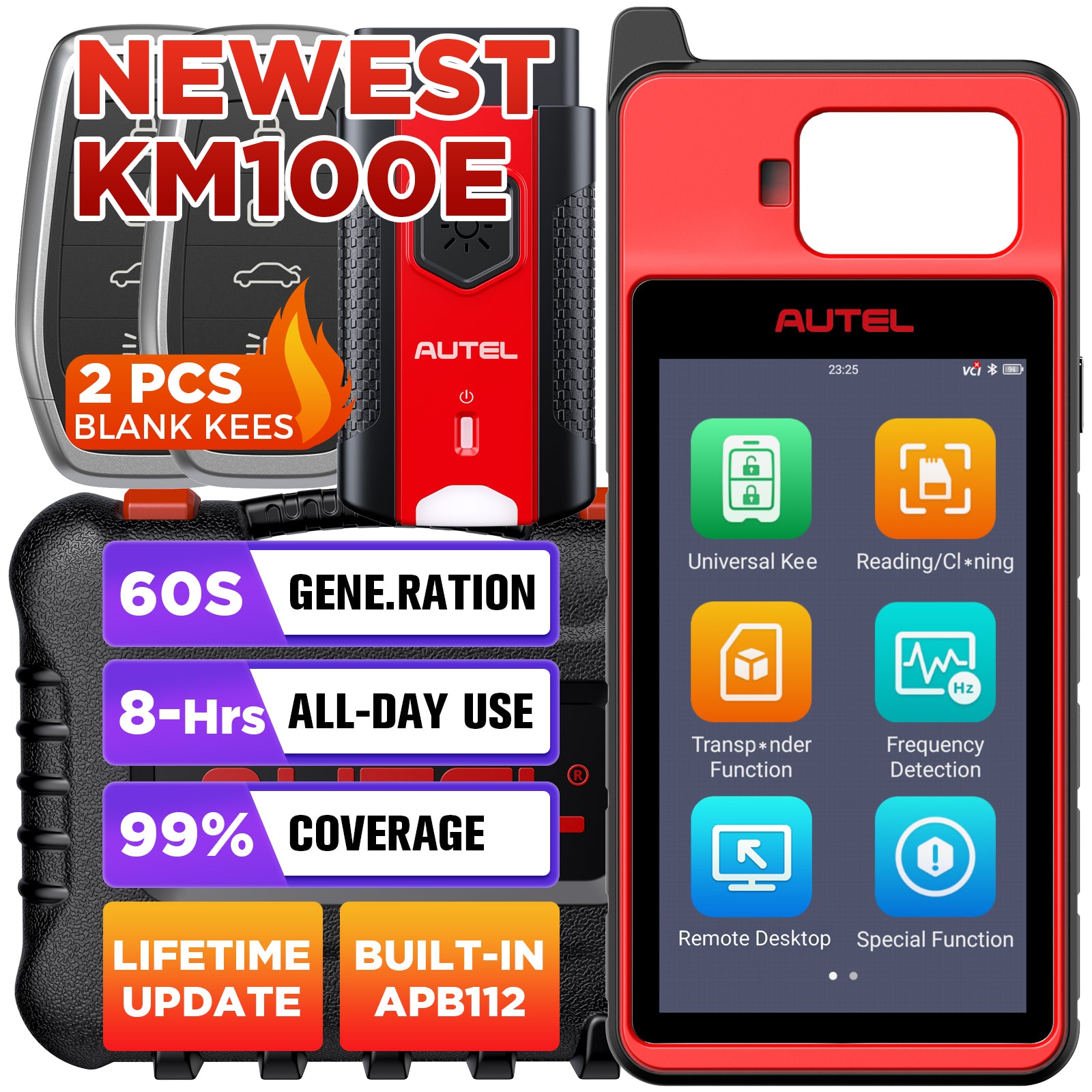 Autel KM100E key programming tool