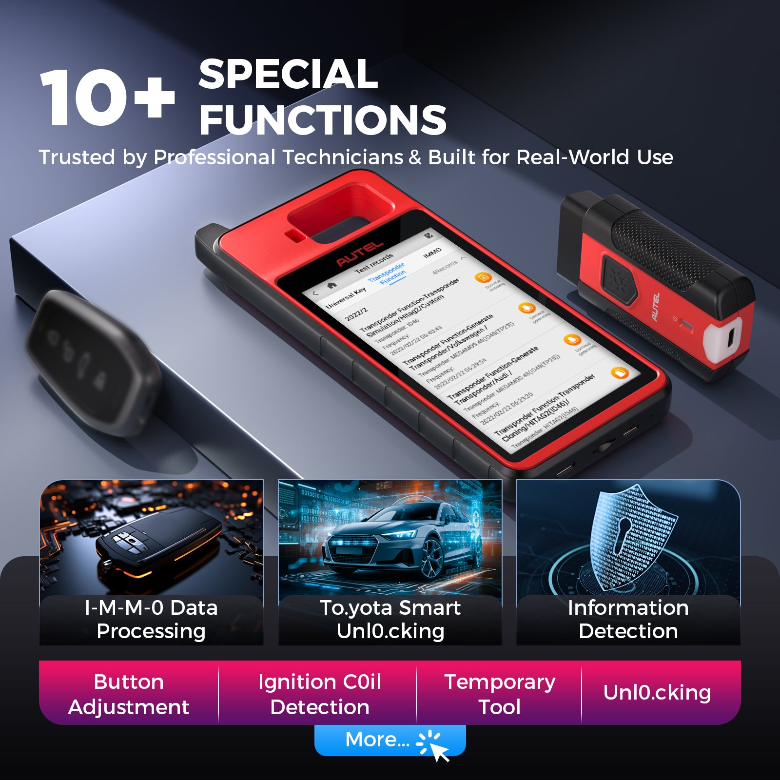 Autel KM100E 10+ Special Functions