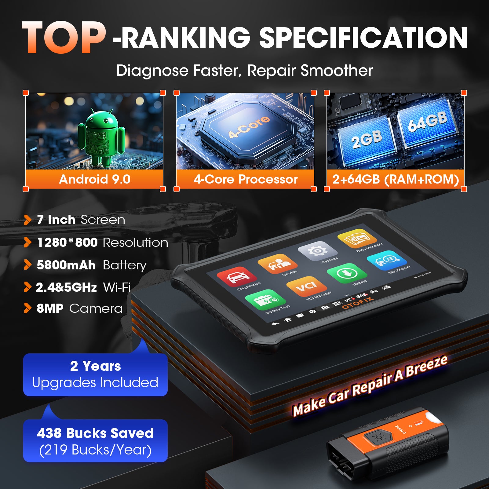 OTOFIX D1 Specification