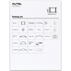 Packing List