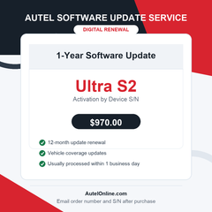 Autel MaxiSYS Ultra S2 One Year Software Update Service