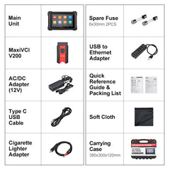 Autel MS906 Pro-TS Packing list