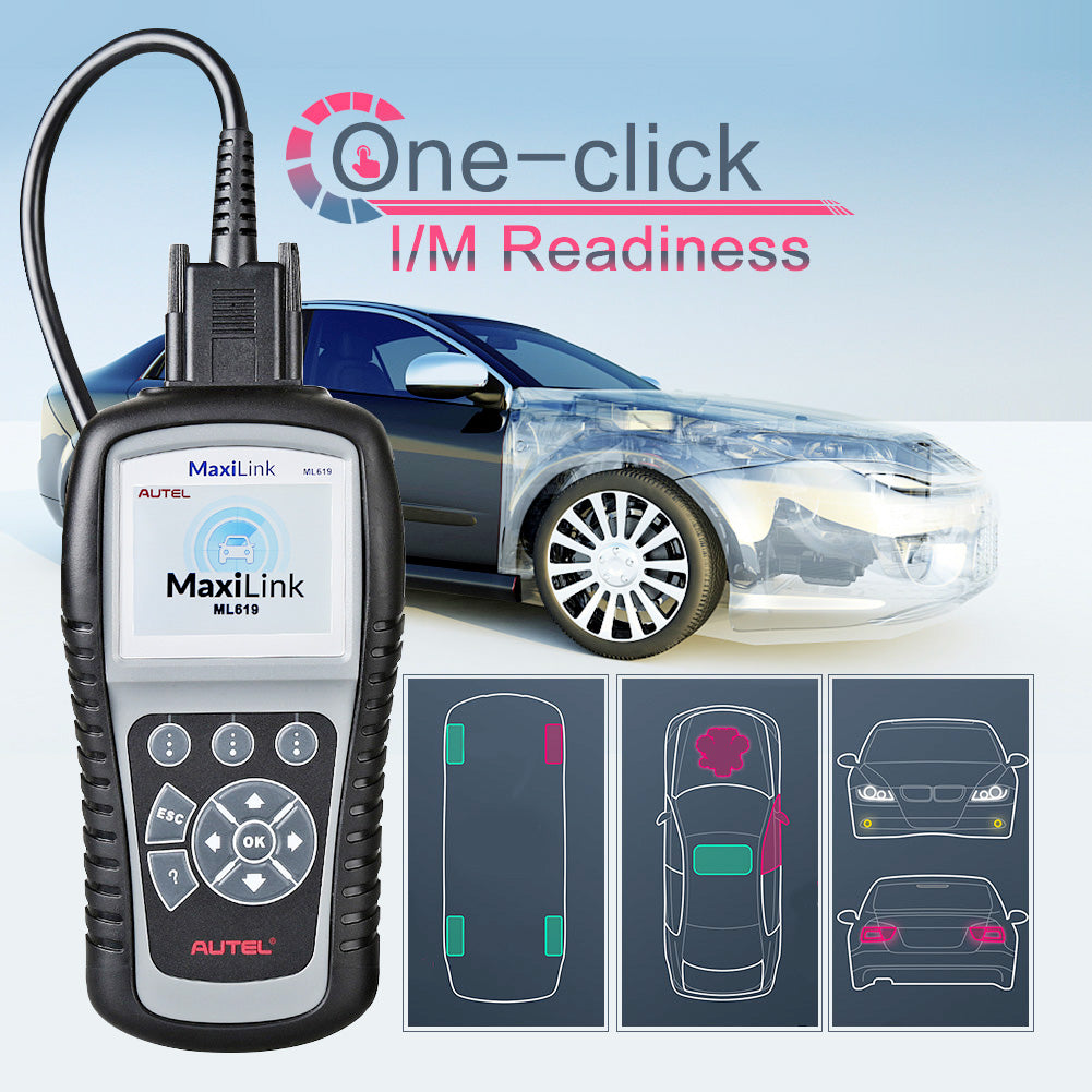 Autel ML619 one-click I/M Readiness
