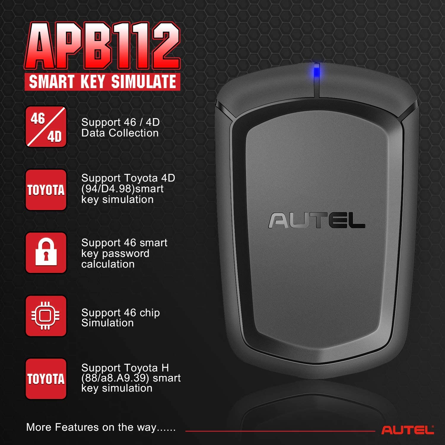 Autel APB112 Key Features