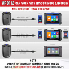 Autel APB112 Can work with Autel IM