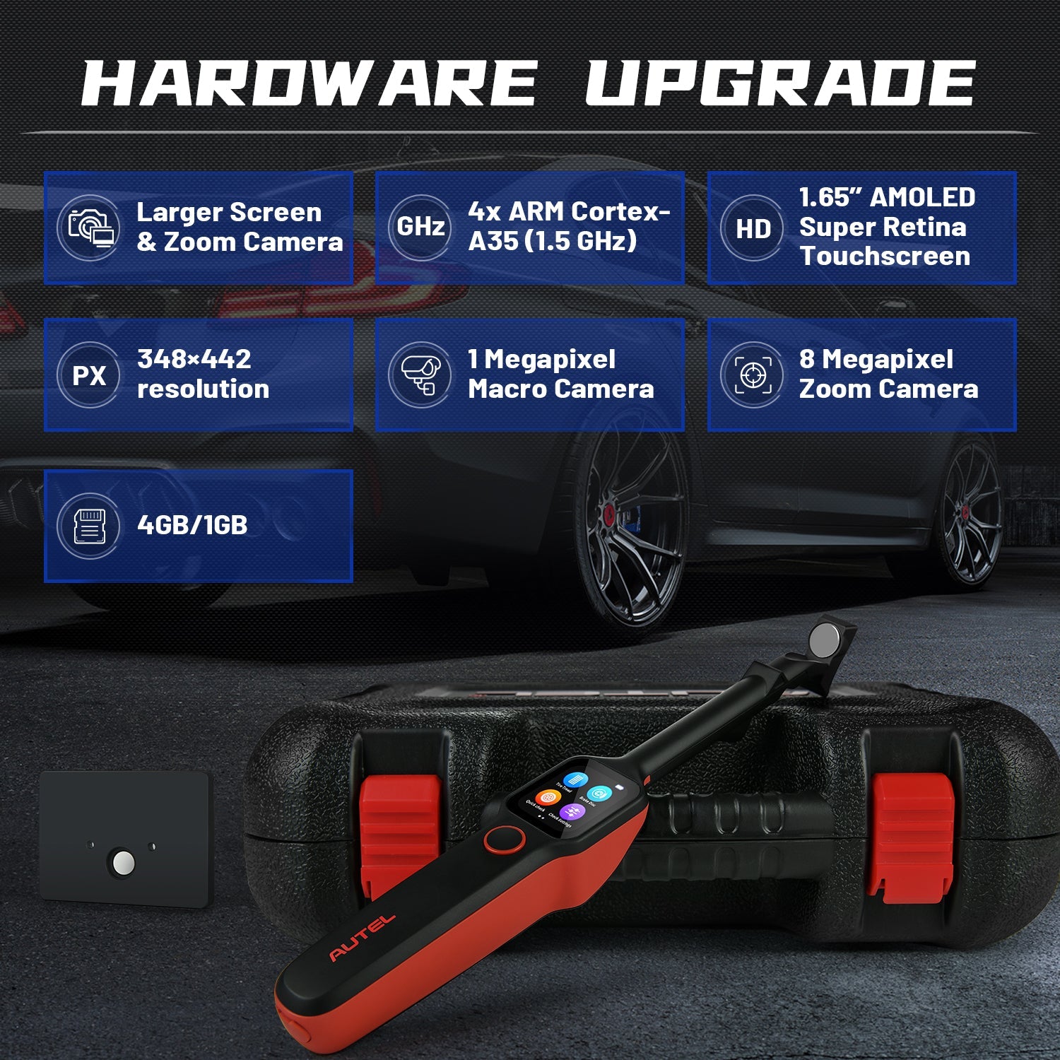 The hardware of Autel TBE200E