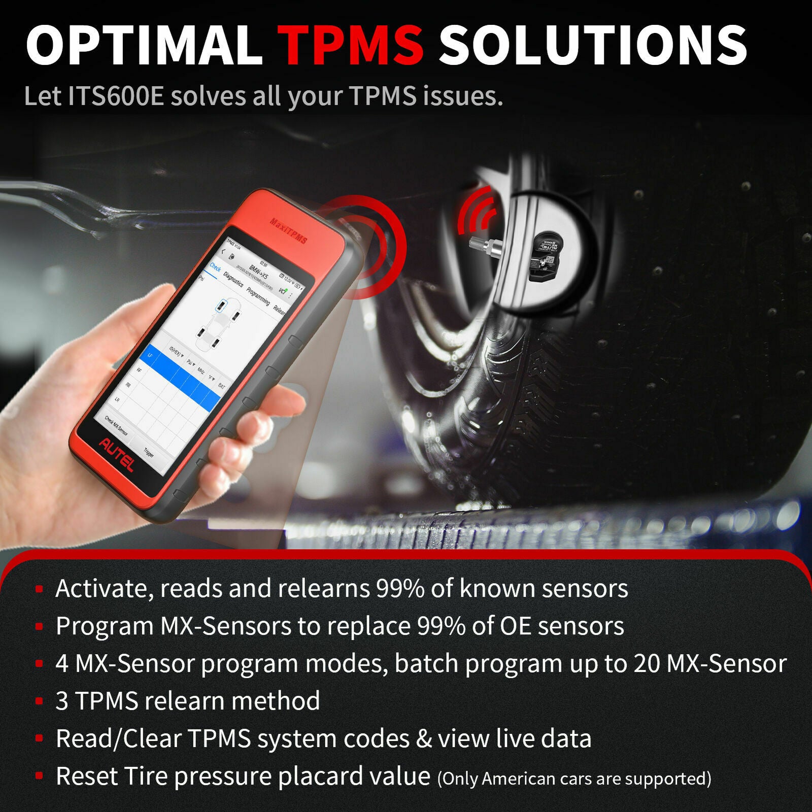 Autel ITS600E optimal TPMS solutions