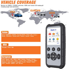 Autel ML629 Vehicle coverage