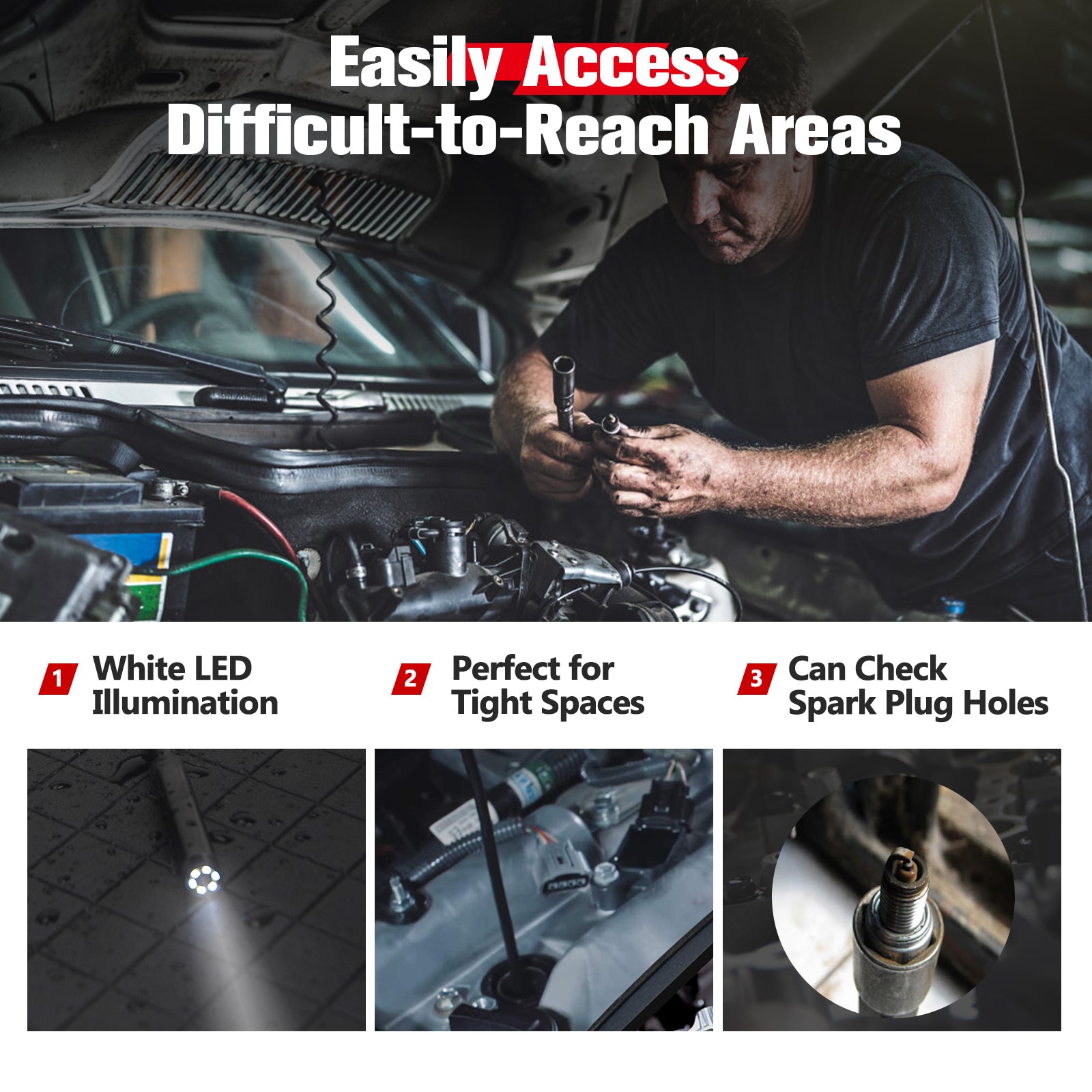 Easly Access difficult to reach areas