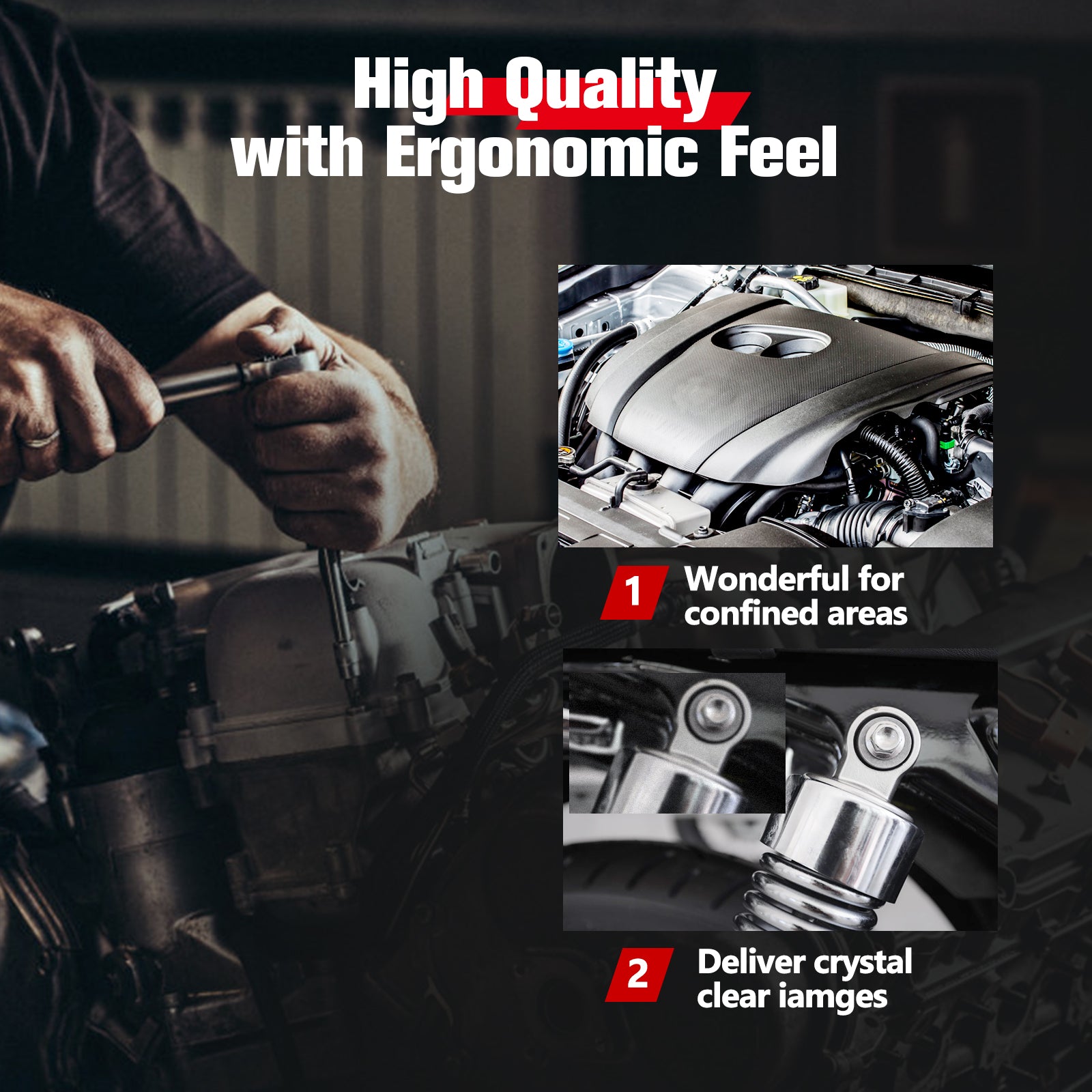 High Quality with ergonomic feel