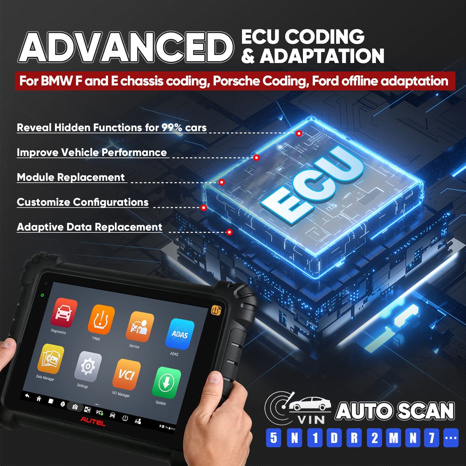 Autel MS906 Pro-TS ECU Coding