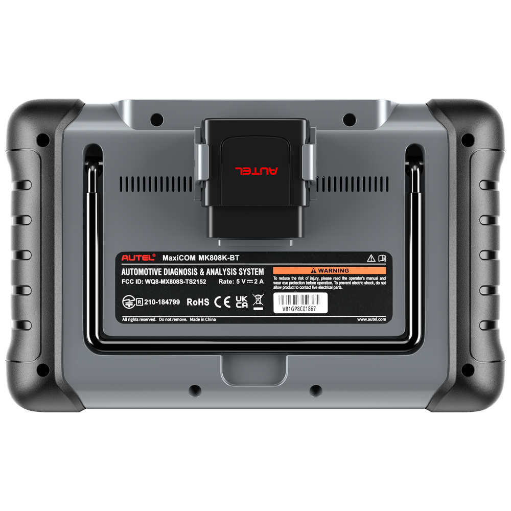the back of the tablet
