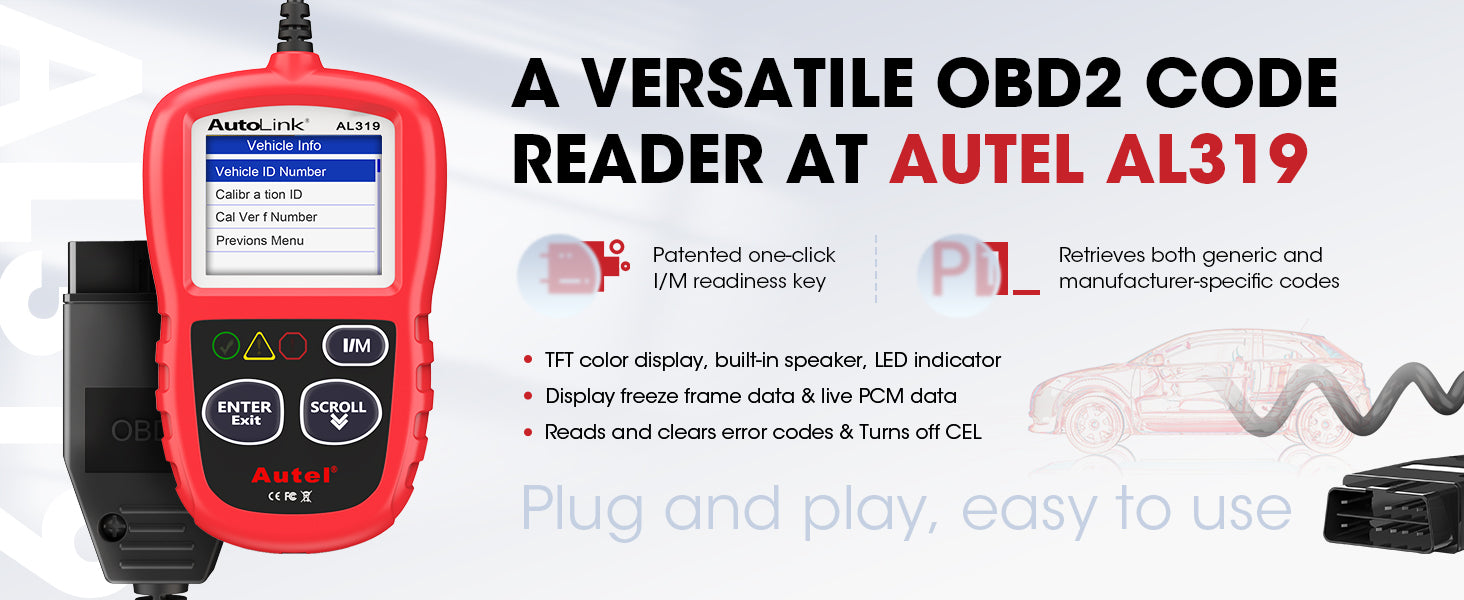 Autel AutoLink AL319 OBD2 code reader