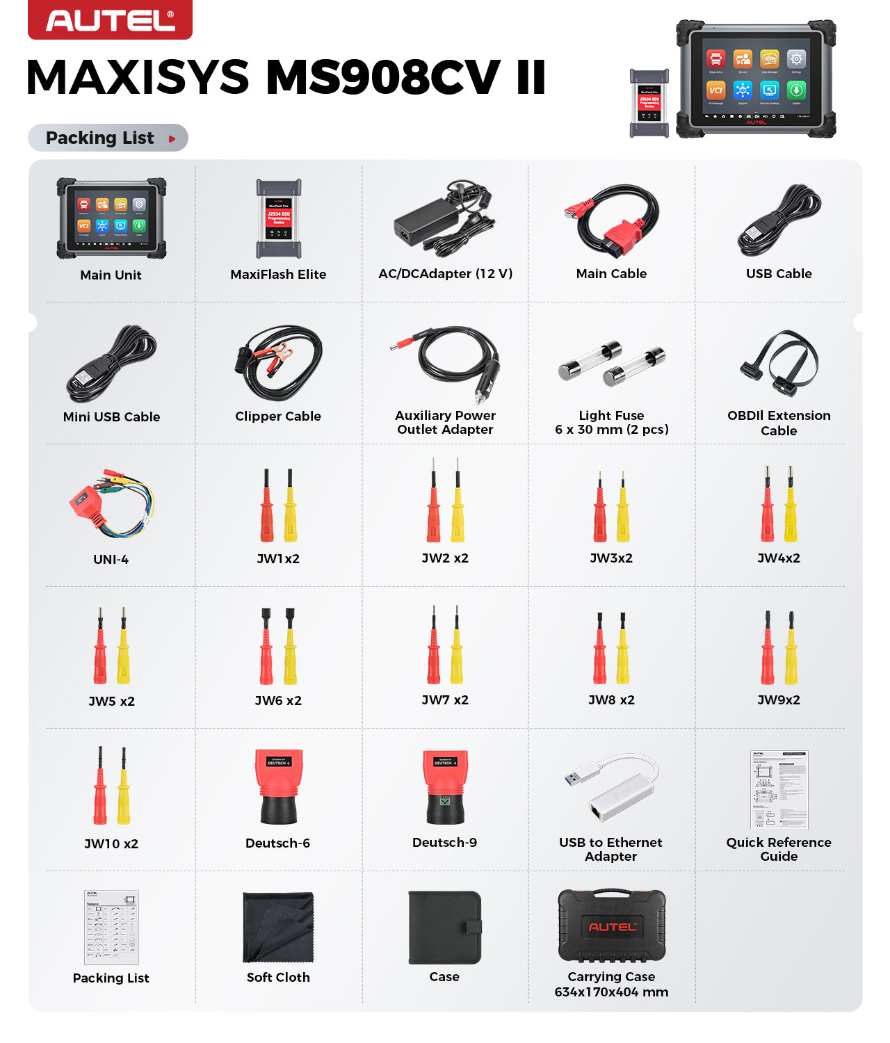 MaxiSYS MS908CV II