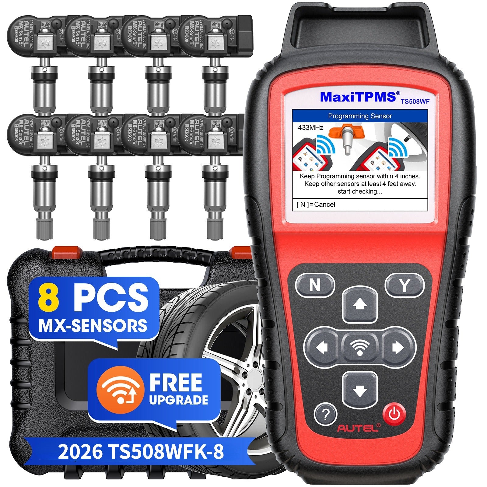Autel TS508WF + 8 pcs MX-Sensor