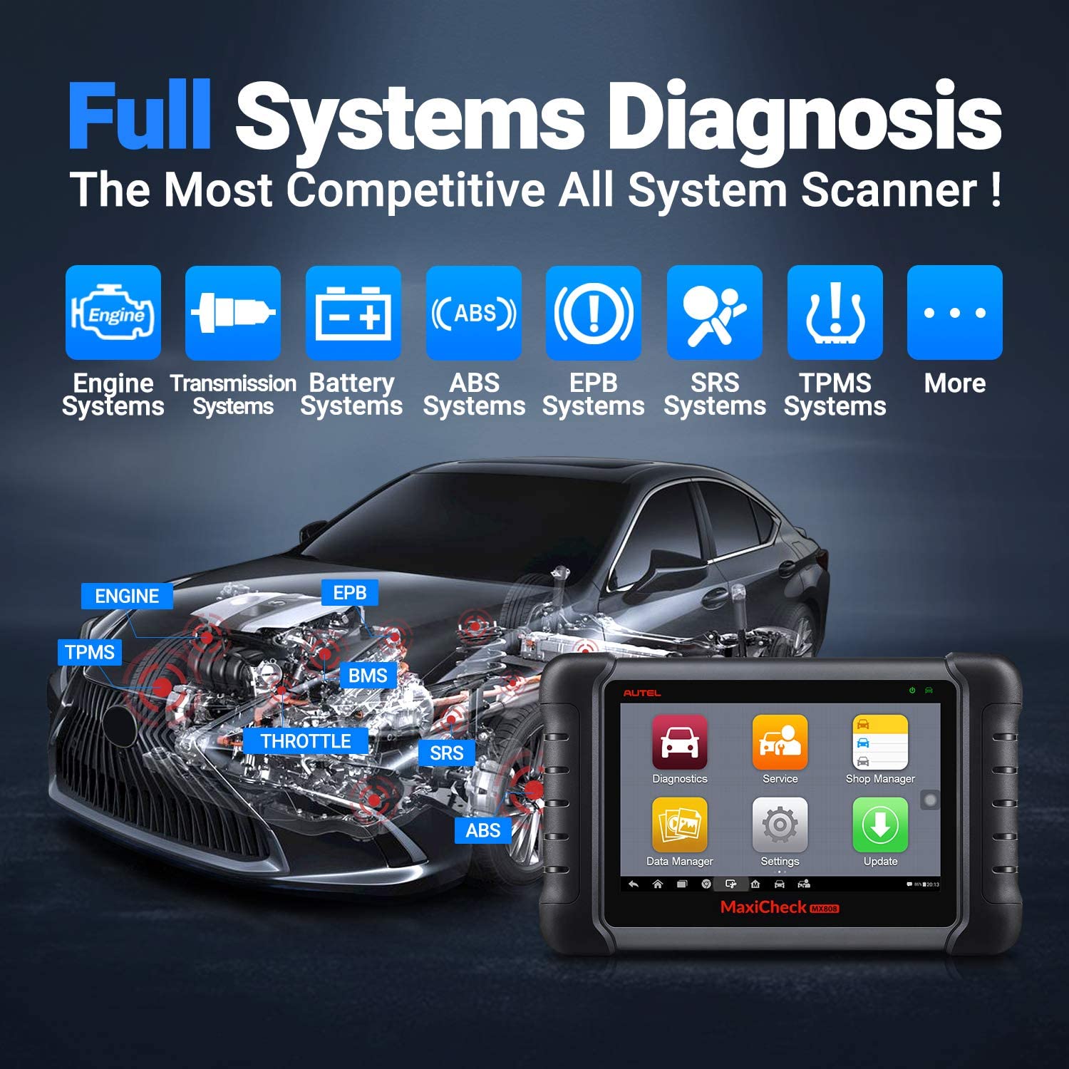 Autel MX808S - Full Systems Diagnosis