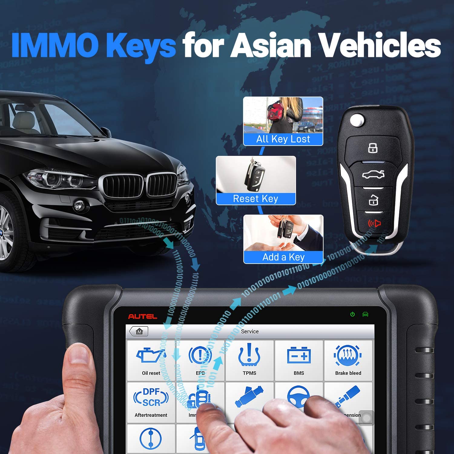 Autel MX808S - IMMO Keys