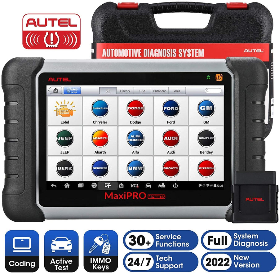 Autel MaxiPRO MP808TS Automotive Diagnostic Scanner with TPMS Service –  autelhome