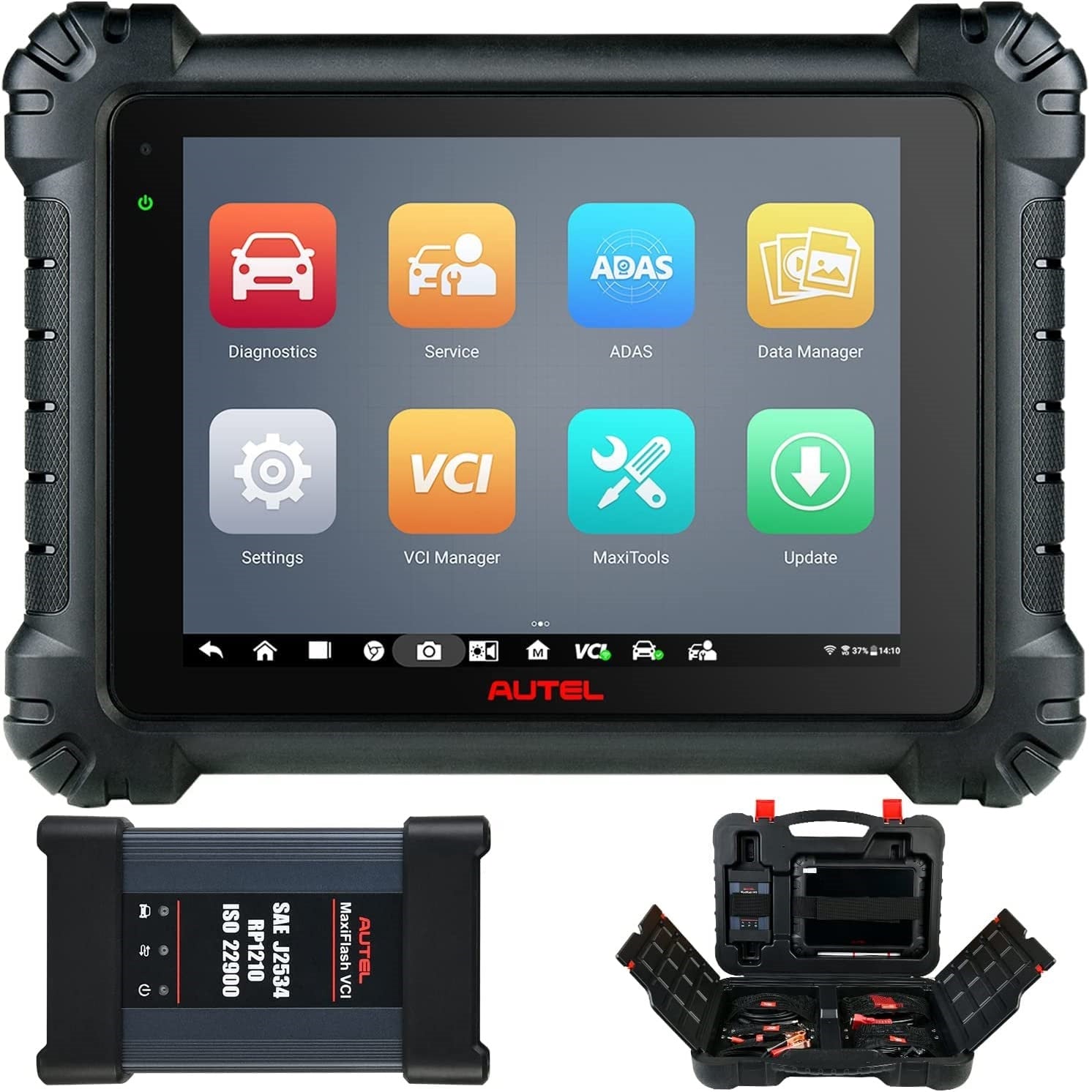 Autel MaxiSys MS909 MaxiFlash VCI J2534 Full Diagnostic Scanner with ...